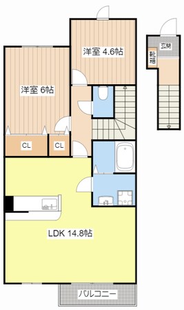 ラフィネシャトーの物件間取画像